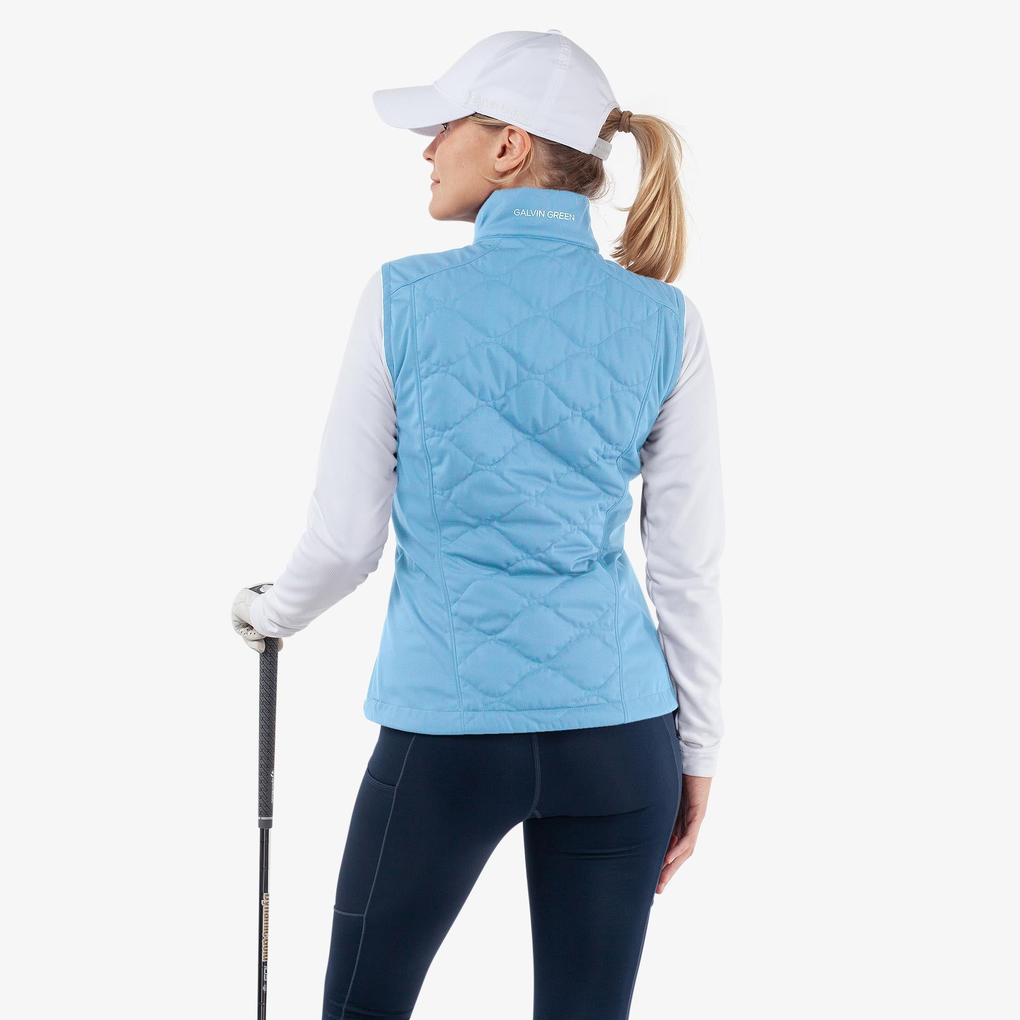 Galvin Green Lucille Interface-1 Ladies Golf Windstopper Vest Alaskan Blue